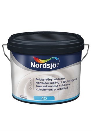 Snickerifärg 40 BW 2,5L Nordsjö Original halvblank inne