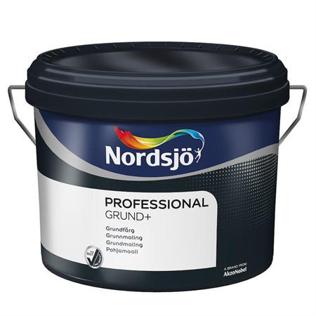 Grundfärg BW 2,5L vägg/tak inomh.Nordsjö Professional Grund+