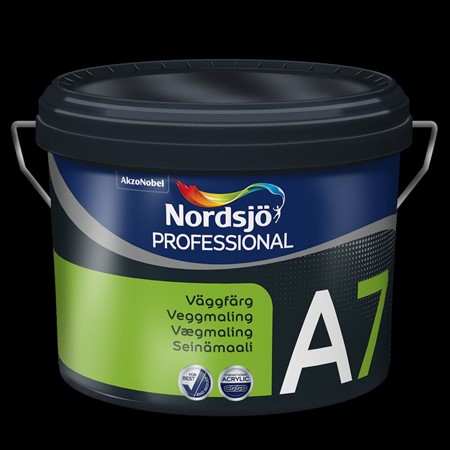 Väggfärg A7 10L Nordsjövit inomhus Nordsjö Professional