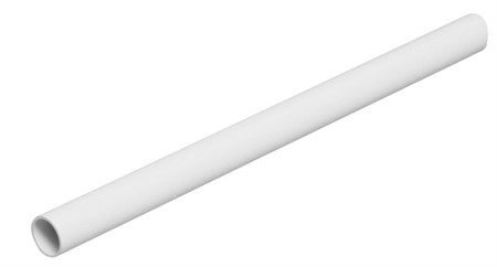 Rör utan muff Ø32MM 1M vit