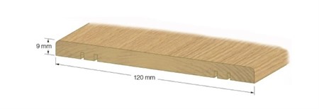 Tröskel EK LACKAD 9x120x2000 mm nr.30