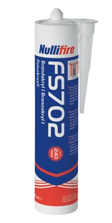 Brandakrylfogmassa brand FS702 vit 310 mL