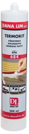 Fönsterkitt / Termokitt 684 BRUN 300 ml Danalim