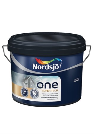 Fasadfärg 337 Svart 2,5L Trä Ute Nordsjö One Super Tech Akrylat