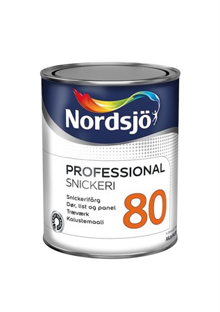 Snickerifärg 80 BW 1L Nordsjö Professional blank inne