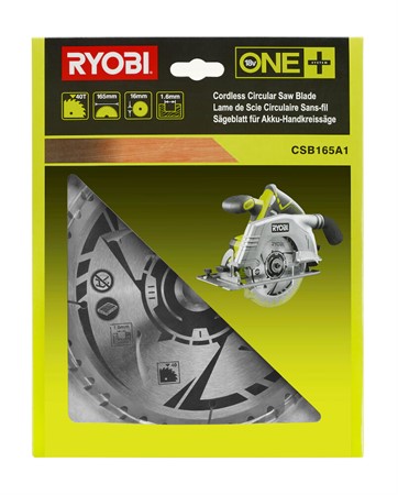 Sågklinga CSB165A1 165 mm hål=D16 mm 40 tänder Ryobi