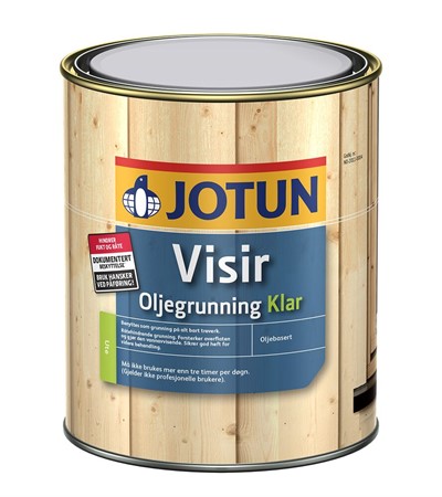 Oljegrundning Visir KLAR 0,9L Jotun
