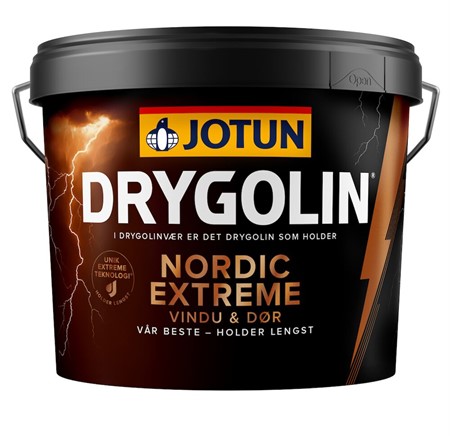 Fönsterfärg Drygolin Nordic exfönster dörr VIT-bas 2,7L Jotun