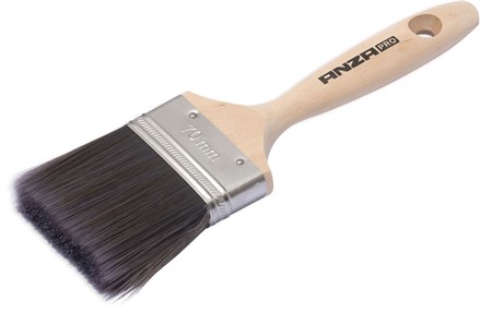 Lackpensel 70MM flat classic trä
