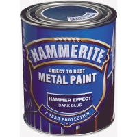 Metallfärg 0,75L Mörkblå Hammarlack hamrad effekt
