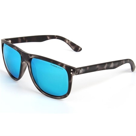 Polarized sunglasses Urban grey camou blue lens